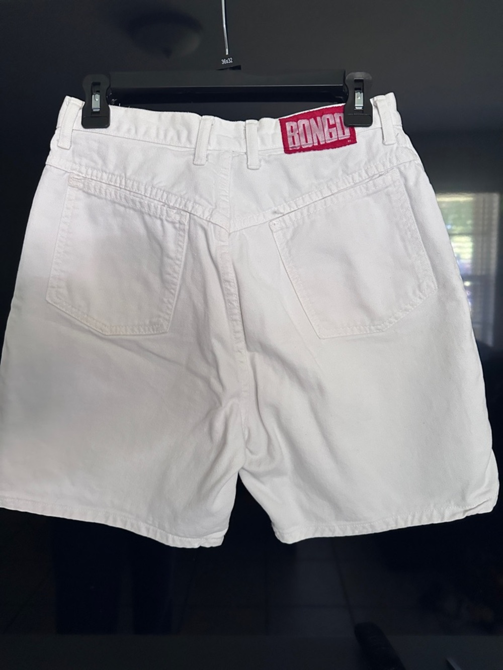 90’s BONGO White Denim Shorts vintage size 13